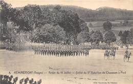 88-REMIREMONT- REVUE DU 14 JUILLET - DEFILE DU 5e BATAILLON DE CHASSEURS A PIED - Remiremont