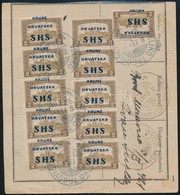 SHS 1921 Csomagszállító 11 Db SHS Felülnyomású + 3 Db SHS Bélyeggel. Sign: Bodor - Sonstige & Ohne Zuordnung