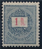 * 1888 1Ft Halvány Falcnyommal - Altri & Non Classificati