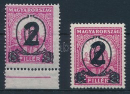 ** 1932 Kisegítő 518 Elfogazott ívszéli Bélyeg + 519 (25.300) - Altri & Non Classificati