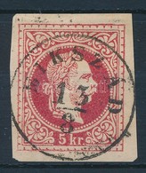 1867 5kr Díjjegy Kivágás 'BIKSZÁD' (Gudlin 400 Pont) - Other & Unclassified