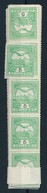 ** 1909 Turul 5f Tekercsbélyeg 100-as Csík, Egy-két Helyen Elvált - Andere & Zonder Classificatie