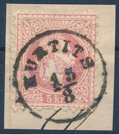 1867 5kr  'KURTITS' (Gudlin 250 Pont) - Otros & Sin Clasificación