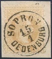 1867 15kr Világosbarna 'SOPRON OEDENBURG' - Sonstige & Ohne Zuordnung