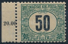 ** 1903 Zöldportó ívszéli 50f  (10.000) - Sonstige & Ohne Zuordnung