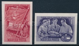 * 1951 Magyar-szovjet Barátság Vágott Sor (**9.000) - Autres & Non Classés