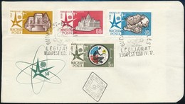 1958 Brüsszeli Világkiállítás Vágott Sor 2 Db FDC-n (4.000) - Sonstige & Ohne Zuordnung