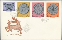 1964 Halasi Csipke (II.) Vágott Sor 2 Db FDC-n (8.000) - Sonstige & Ohne Zuordnung