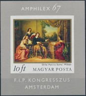 ** 1966 Festmény (II.) Vágott Blokk (4.000) - Sonstige & Ohne Zuordnung