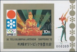 ** 1971 Téli Olimpia Vágott Blokk (3.500) - Sonstige & Ohne Zuordnung