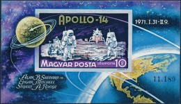 ** 1971 Apollo-14 Vágott Blokk (4.000) (betapadásnyom) - Sonstige & Ohne Zuordnung