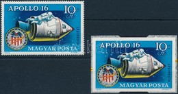 ** 1972 Apollo-16 Blokkból Kivágott és Kitépett Bélyeg - Sonstige & Ohne Zuordnung