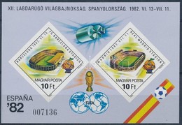 ** 1982 Labdarúgó VB (IV.) - Spanyolország Vágott Blokk (4.500) - Sonstige & Ohne Zuordnung