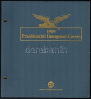 1989 Bush Elnök Beiktatása Kis Emlékalbum Benne 4 Emlékboríték - Sonstige & Ohne Zuordnung
