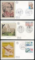 Franciaország 24 Db FDC Selyemmatricával (Mi EUR 56.-) - Autres & Non Classés