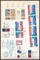 ** O Franciaország 1964-1982 Philexfrance 2 Blokk, 3 Sor, 2 Futott Ajánlott Levél, 2 FDC, 1 Belépő - Autres & Non Classés