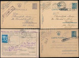 Románia 28 Db Küldemény A 30-as, 40-es évekből, Közte Cenzúrásak + 3 Db II. Világháborús Tábori Lap (1944) + 3 Db Régi K - Sonstige & Ohne Zuordnung