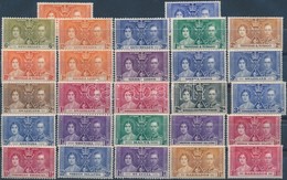 * 1937 Koronázás Angol Gyarmati Omnibusz Kiadás 52 Bélyeg + 1 FDC - Autres & Non Classés