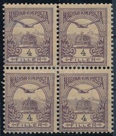 ** * 1900 Turul 4f Elfogazott Négyestömb Csillag Vízjellel - Other & Unclassified