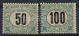 * 1905 Zöldportó 50f, 100f  (6.500) - Sonstige & Ohne Zuordnung