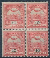 ** 1908 Turul 10f Négyestömb - Sonstige & Ohne Zuordnung