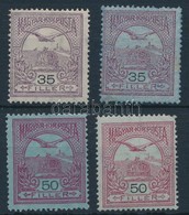 ** 1913 Turul 35f A Tévnyomat Rosszul Sikerült Hamisítványa Támpéldányokkal / Forgery For Comparison - Andere & Zonder Classificatie