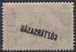 ** 1918 Köztársaság/Parlament 10K A Felülnyomat Gépszínátnyomatával - Autres & Non Classés