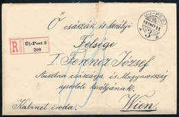 1901 Ferenc József Császárnak Címzett Ajánlott Levél érdekes Tartalommal (hajtott, Elején Szakadás / Folded, Teared On T - Other & Unclassified