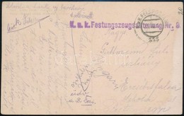 1916 Tábori Posta Képeslap 'K.u.k. Festungszeugsabteilung' + 'FP 333' - Autres & Non Classés