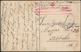 ~1917 Tábori Posta Képeslap / Field Postcard 'FELDHILFS U. LABESTATION Der Oesterr. Gesellschaft Vom Roten Kreuze No...' - Other & Unclassified