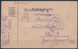 1918 Tábori Posta Levelezőlap / Field Postcard 'FP 555' - Autres & Non Classés