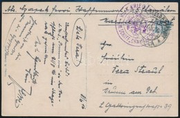 1916 Képeslap Haditengerészeti Postával / Postcard 'K.U.K. KRIEGSMARINE S.M.SCHIFF CHAMÄLEON' - Altri & Non Classificati