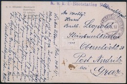 1917 Képeslap  / Postcard 'K.u.k. U-Bootstation Pola' - Other & Unclassified