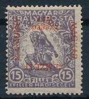 * Szeged 1919 Hadisegély 15f Fordított Felülnyomással és Bodor Vizsgálójellel (20.000) - Other & Unclassified