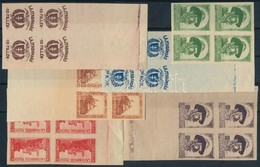 ** * Nyugat-Magyarország VII. 1921 6 Klf Vágott Négyescsík Bodor Vizsgálójellel, Javarészt Postatiszta értékek, Némelyik - Andere & Zonder Classificatie