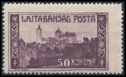 * 1921 Prónay Sor 50K Szélesre Fogazva - Andere & Zonder Classificatie