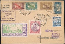 1925 Budapest Szeged Légiposta Levelezőlap - Other & Unclassified