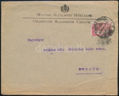 1925 Üzleti Levél M.Á.H. Céglyukasztásos Bélyeggel - Andere & Zonder Classificatie