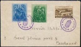 1939 Levél Budapestre 'MAGYAR KIR. POSTA 298' Kisegítő Bélyegzéssel - Other & Unclassified