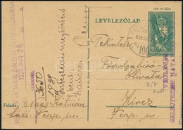 1939 10f Díjjegyes Levelezőlap 'PÁPA-BUDAPEST 106' Mozgóposta Bélyegzéssel - Sonstige & Ohne Zuordnung