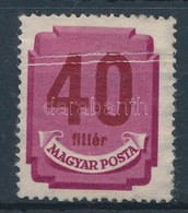 (*) 1946 Portó 40f Kettős Papírránccal - Sonstige & Ohne Zuordnung