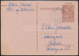 1948 Levelezőlap 'MAGYAR MOZGÓPOSTA 142' Bélyegzéssel - Other & Unclassified