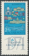 ** 1970 Budapest 2+1Ft, A Lépcsőn Fehér Folt Tévnyomattal - Autres & Non Classés