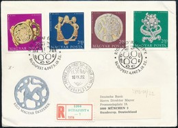 1973 Bélyegnap Vágott Sor Ajánlott FDC-n - Sonstige & Ohne Zuordnung