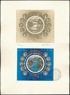 1985 Budapest Kulturális Fórum Blokk Rézkarccal A Tervező, Vertel József Aláírásával - Sonstige & Ohne Zuordnung