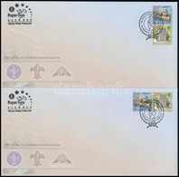 2007 Europa CEPT Cserkészmozgalom 2 Klf Pár + Blokk 3  FDC-n - Otros & Sin Clasificación