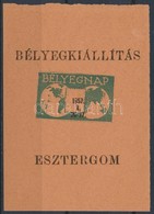 ** 1957/1b Bélyegkiállítás Esztergom Emlékblokk (3.500) - Other & Unclassified