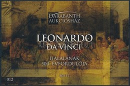 ** 2019 Leonardo Da Vinci Halálának 500. évfordulója Emlékív - Andere & Zonder Classificatie