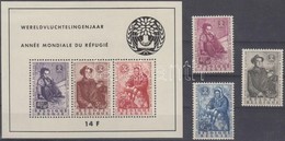 ** 1960 Nemzetközi Menekültügyi év Sor Mi 1182-1184 + Blokk 25 - Andere & Zonder Classificatie