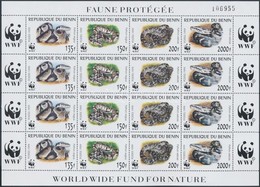 ** 1999 WWF Kígyók Kisív Mi 1159-1162 - Otros & Sin Clasificación